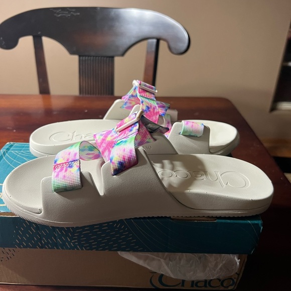 Chaco Chillos slide light tie dye / beige - Picture 8 of 10